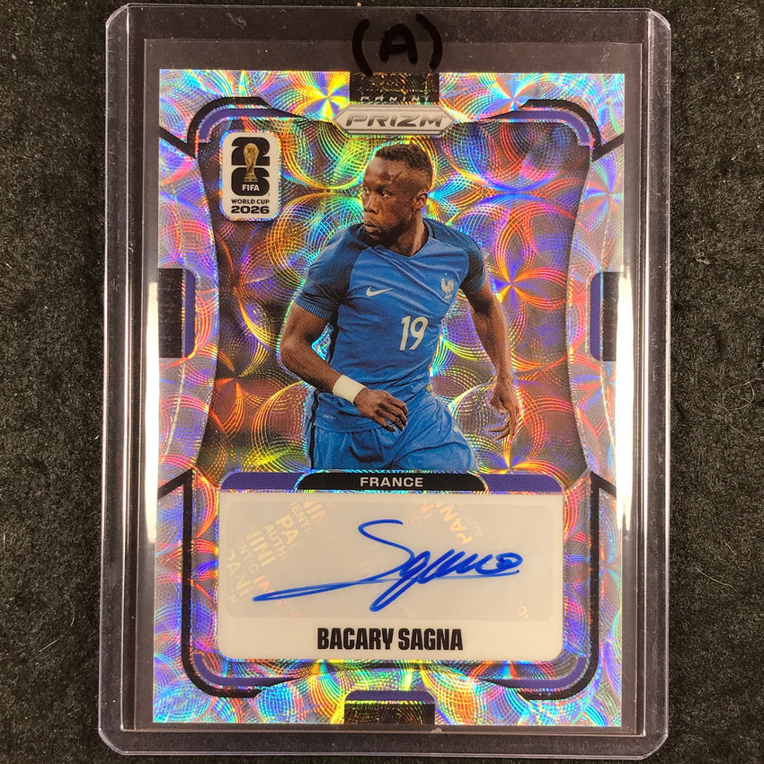 2026 Prizm FIFA World Cup BACARY SAGNA Signatures Auto Choice #AG-BSA (A)