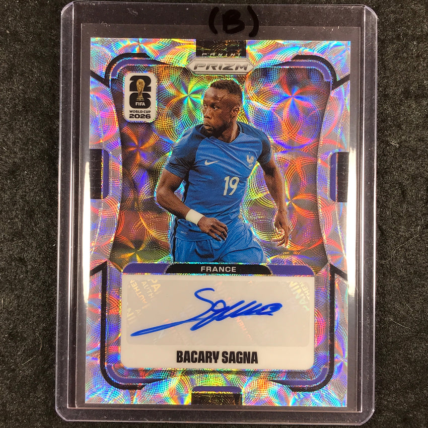 2026 Prizm FIFA World Cup BACARY SAGNA Signatures Auto Choice #AG-BSA (B)