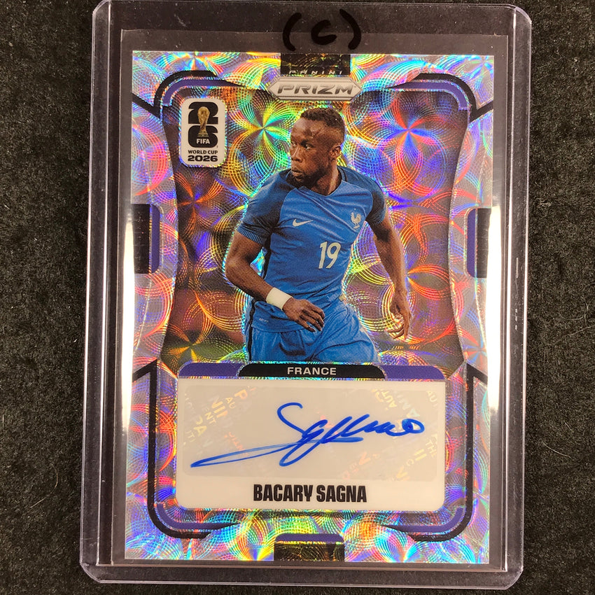 2026 Prizm FIFA World Cup BACARY SAGNA Signatures Auto Choice #AG-BSA (C)