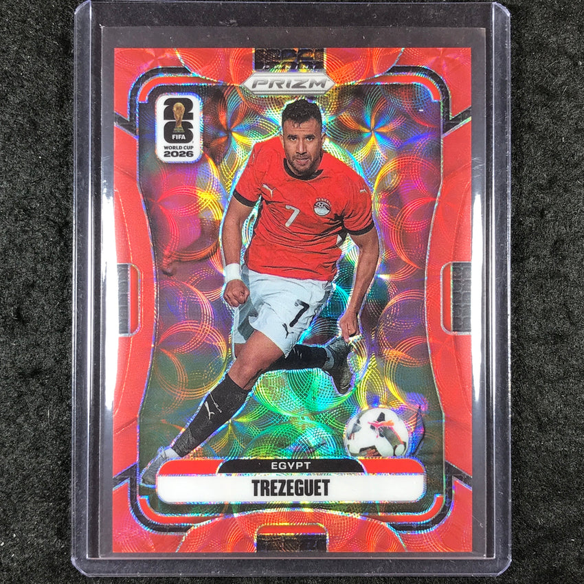 2026 Prizm FIFA World Cup TREZEGUET Choice Red /85 #218