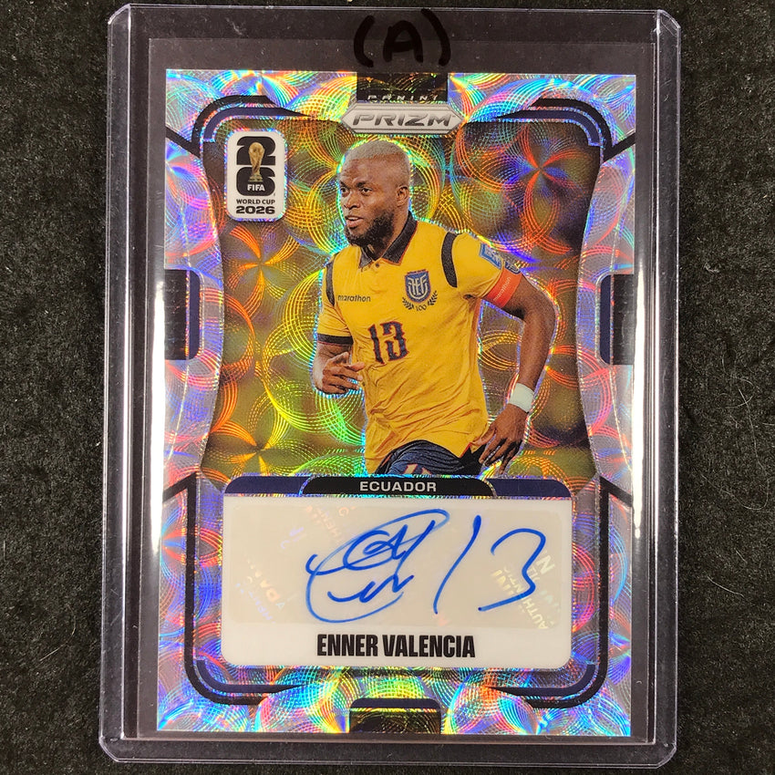 2026 Prizm FIFA World Cup ENNER VALENCIA Signatures Auto Choice #AG-EV (A)