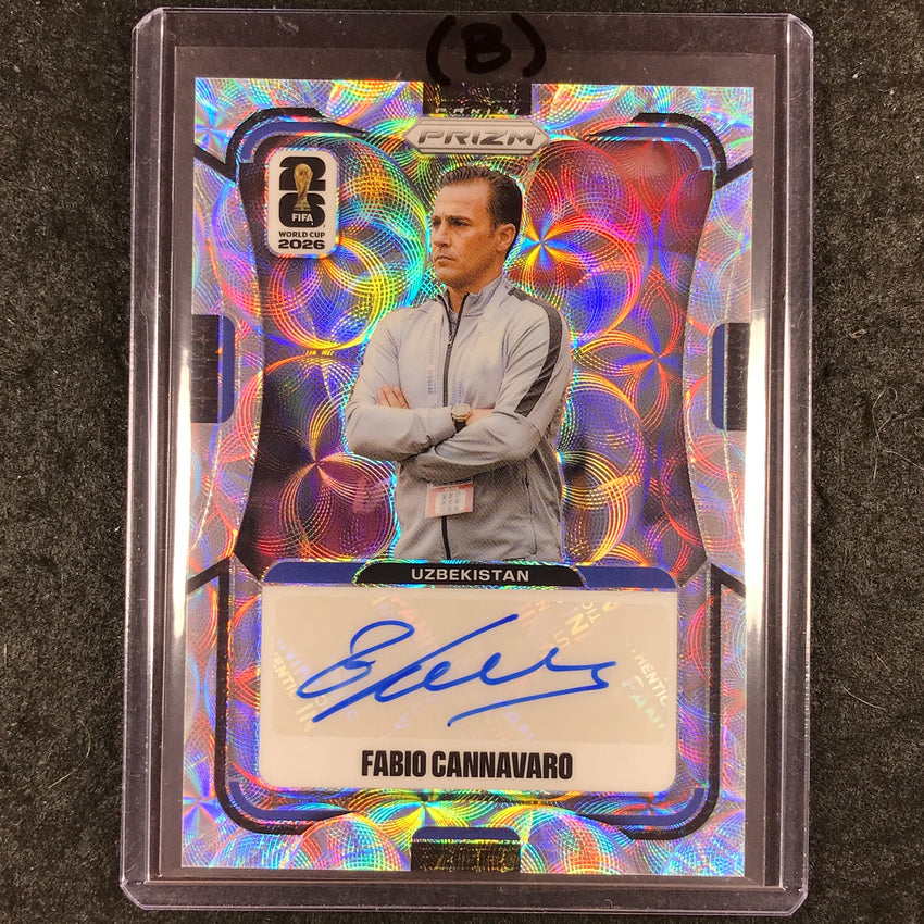 2026 Prizm FIFA World Cup FABIO CANNAVARO Signatures Auto Choice #AG-FC (B)