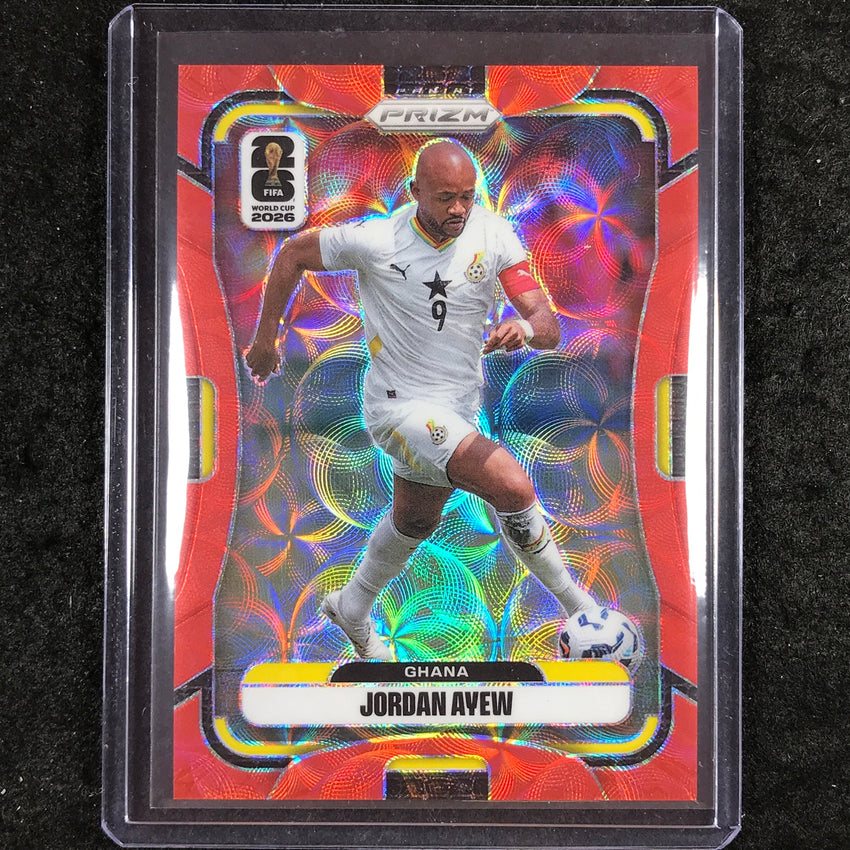 2026 Prizm FIFA World Cup JORDAN AYEW Choice Red /85 #228
