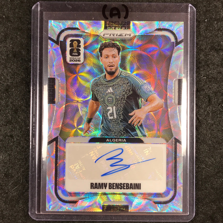 2026 Prizm FIFA World Cup RAMY BENSEBAINI Signatures Auto Choice #AG-RB (A)