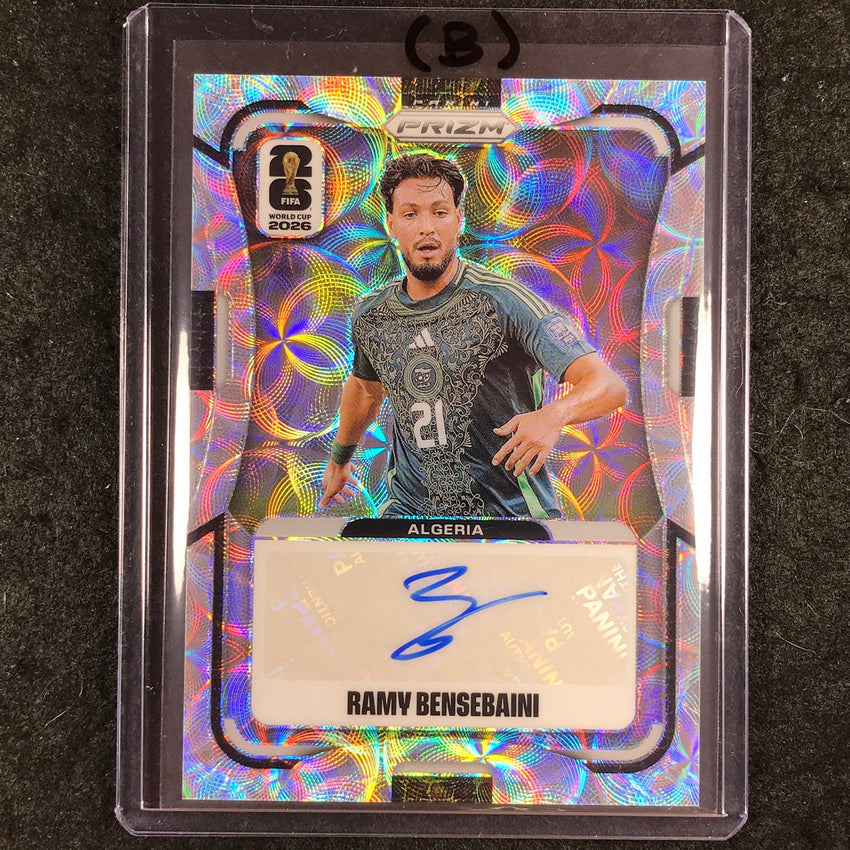 2026 Prizm FIFA World Cup RAMY BENSEBAINI Signatures Auto Choice #AG-RB (B)