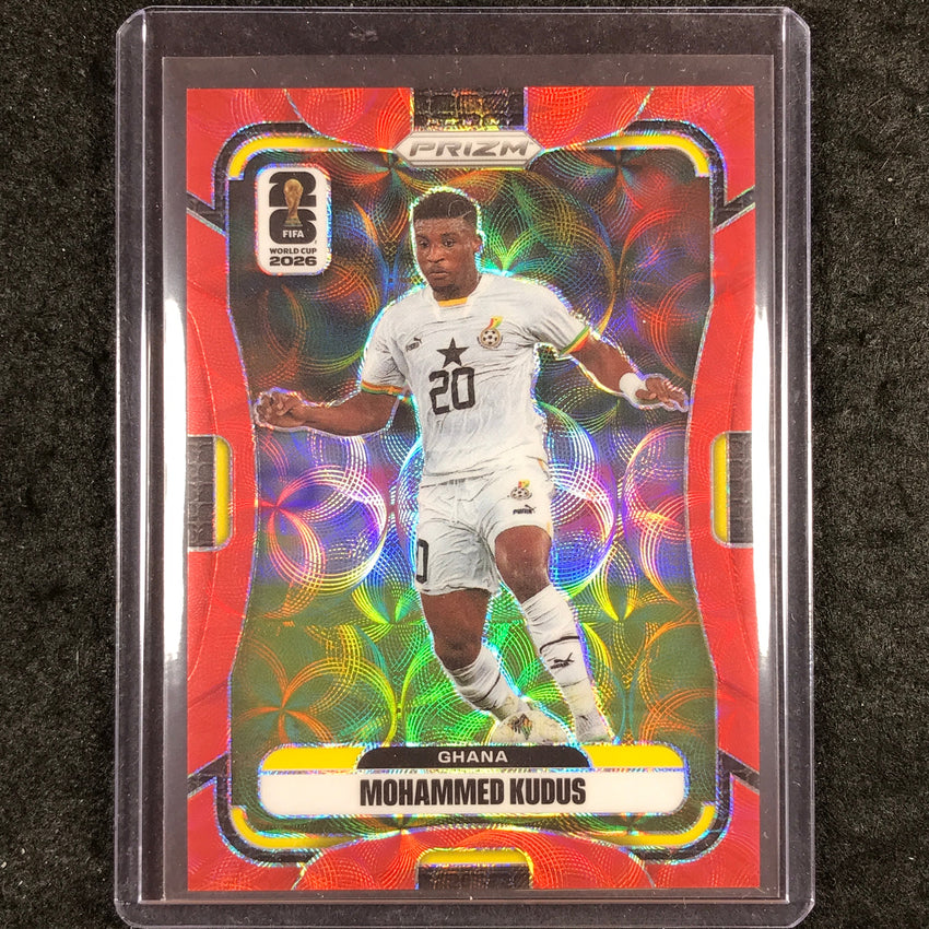 2026 Prizm FIFA World Cup MOHAMMED KUDUS Choice Red /85 #229
