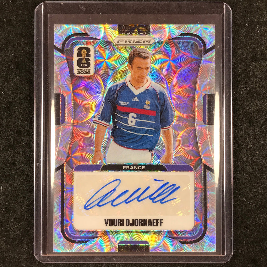 2026 Prizm FIFA World Cup YOURI DJORKAEFF Signatures Auto Choice #AG-YD