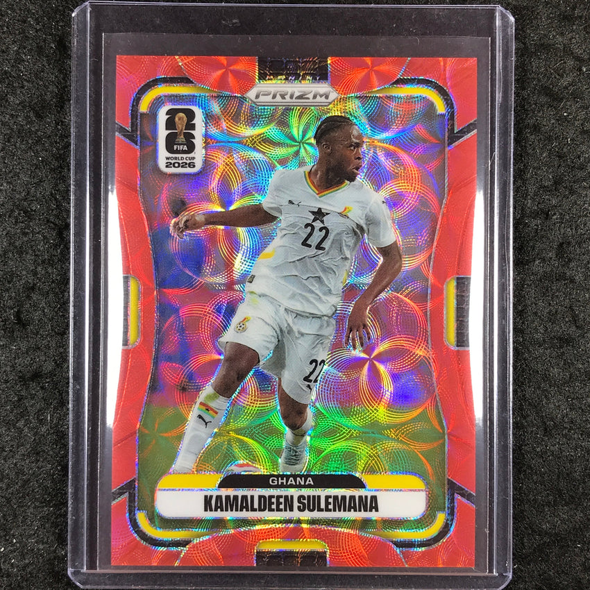 2026 Prizm FIFA World Cup KAMALDEEN SULEMANA Choice Red /85 #230