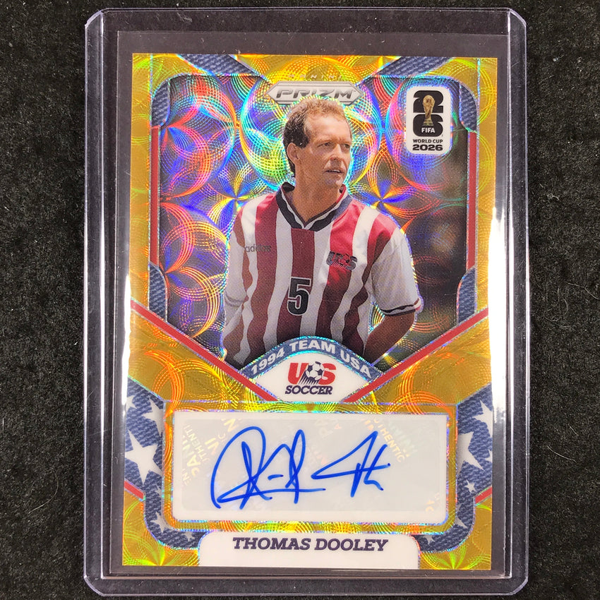 2026 Prizm FIFA World Cup THOMAS DOOLEY Team USA Auto Choice Gold 7/10