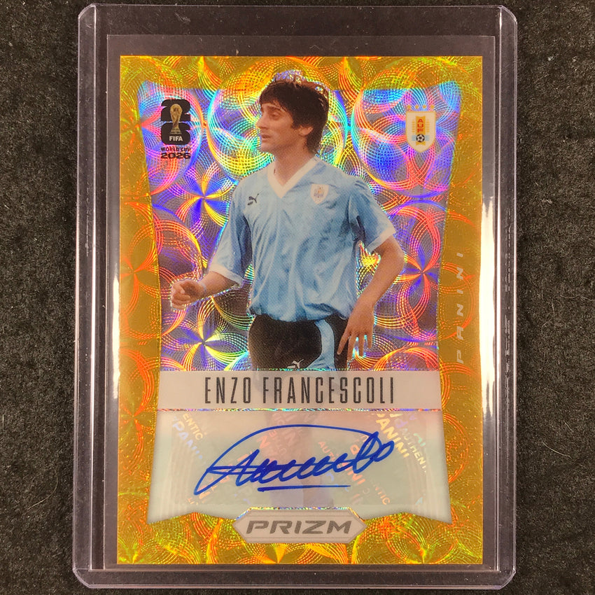 2026 Prizm FIFA World Cup ENZO FRANCESCOLI 2012 Throwback Auto Choice Gold 4/10