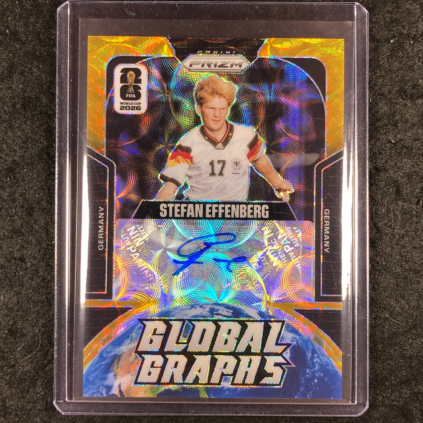 2026 Prizm FIFA World Cup STEFAN EFFENBERG Global Graphs Auto Choice Gold 7/10