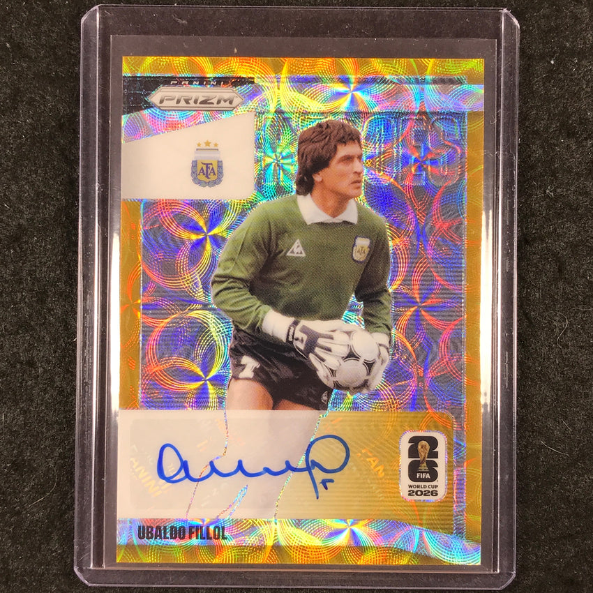 2026 Prizm FIFA World Cup UBALDO FILLOL National Heroes Auto Choice Gold 4/10