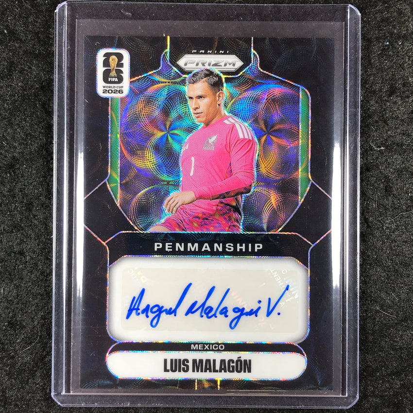 2026 Prizm FIFA World Cup LUIS MALAGON Penmanship Auto Choice Black 1/1