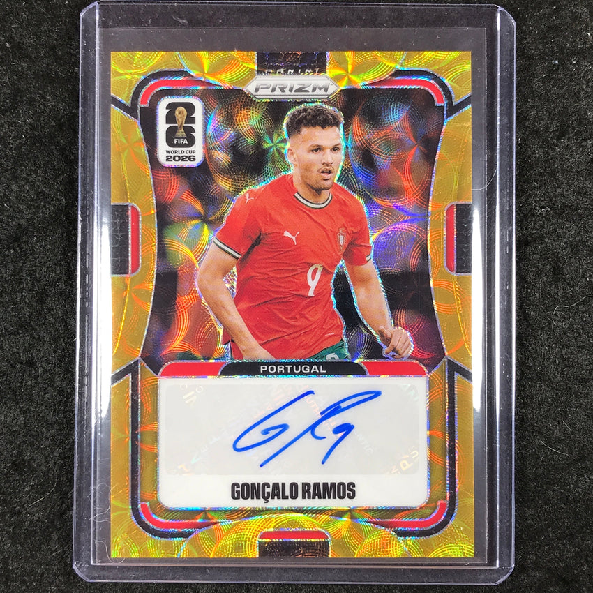 2026 Prizm FIFA World Cup GONCALO RAMOS Signatures Auto Choice Gold 1/10