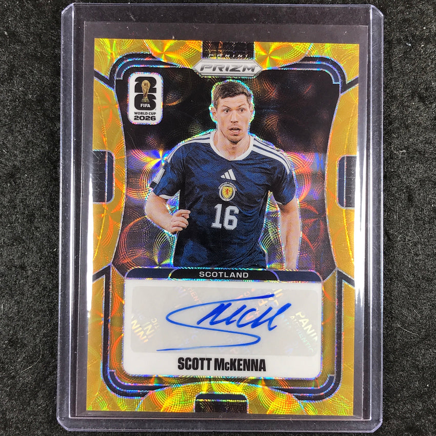 2026 Prizm FIFA World Cup SCOTT MCKENNA Signatures Auto Choice Gold 7/10