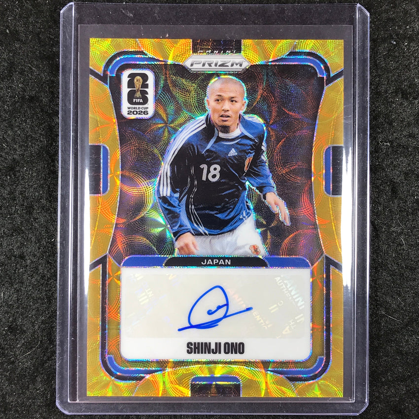 2026 Prizm FIFA World Cup SHINJI ONO Signatures Auto Choice Gold 5/10