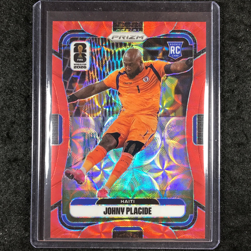 2026 Prizm FIFA World Cup JOHNY PLACIDE Rookie Choice Red /85 #234