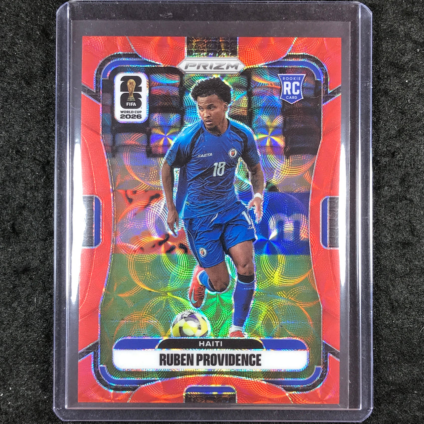 2026 Prizm FIFA World Cup RUBEN PROVIDENCE Rookie Choice Red /85 #240
