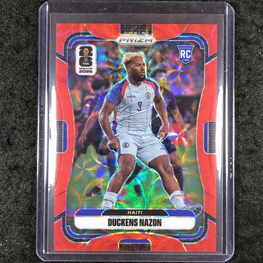 2026 Prizm FIFA World Cup DUCKENS NAZON Rookie Choice Red /85 #241