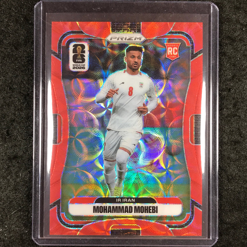 2026 Prizm FIFA World Cup MOHAMMAD MOHEBI Rookie Choice Red /85 #246