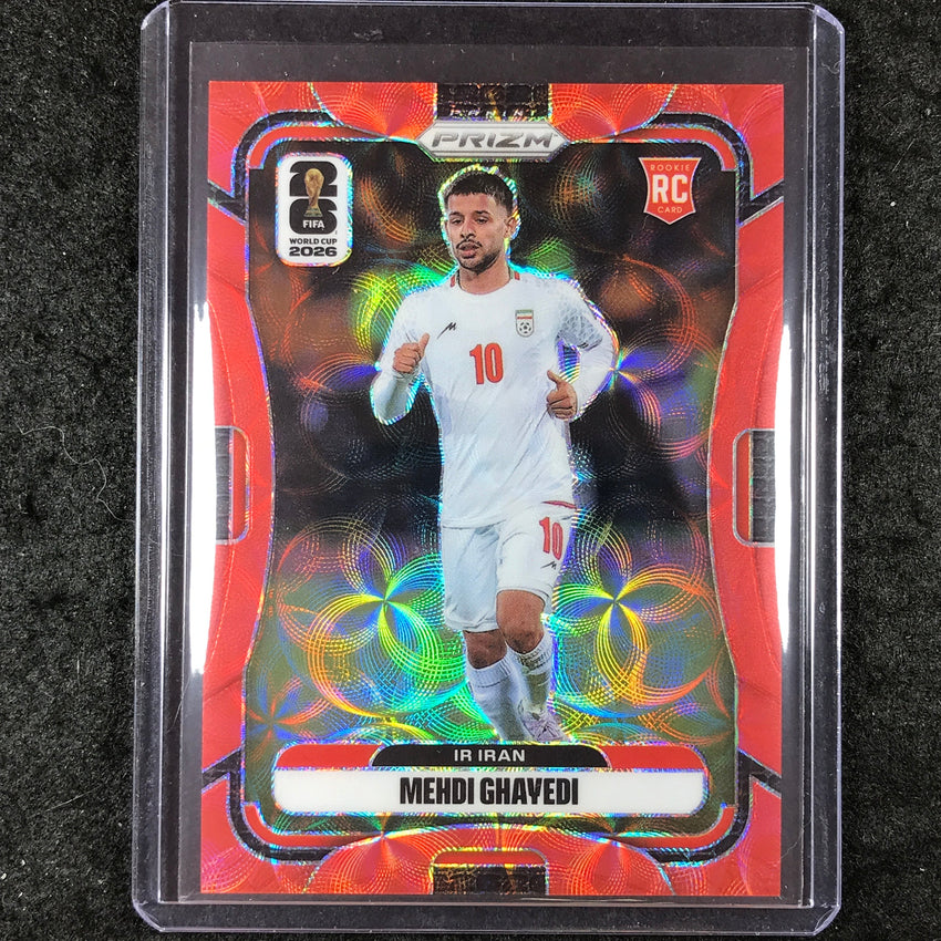 2026 Prizm FIFA World Cup MEHDI GHAYEDI Rookie Choice Red /85 #247