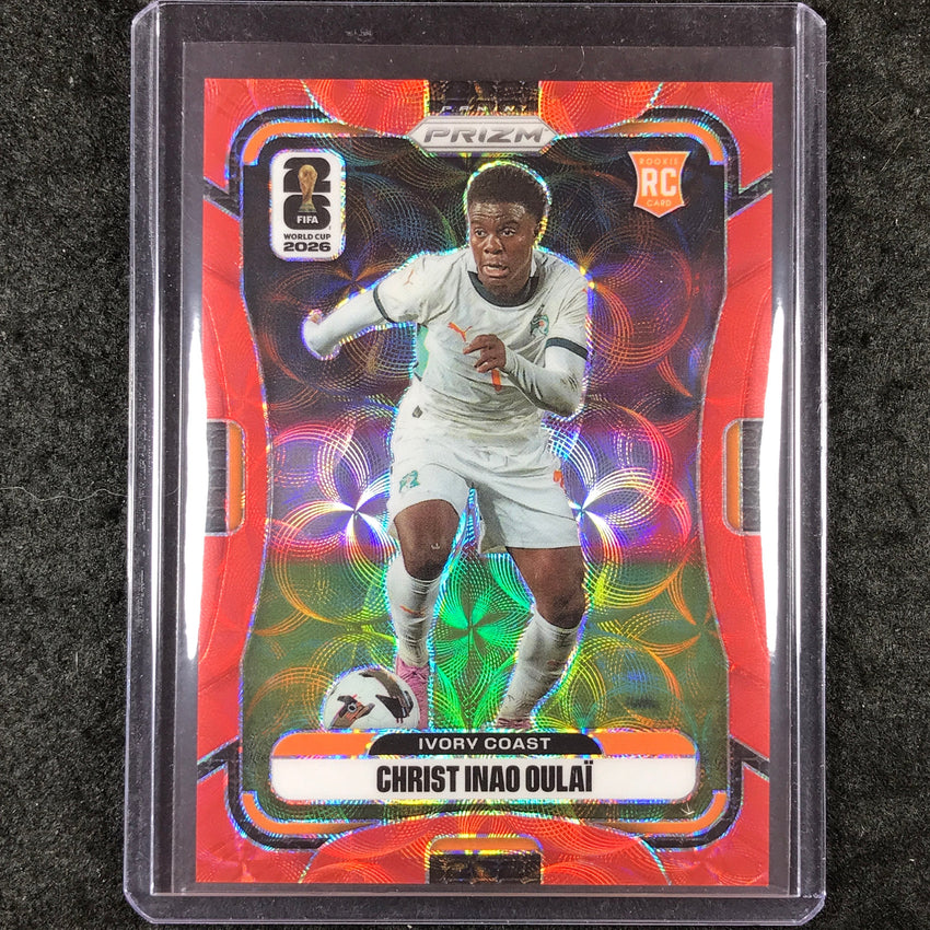2026 Prizm FIFA World Cup CHRIST INAO OULAI Rookie Choice Red /85 #254