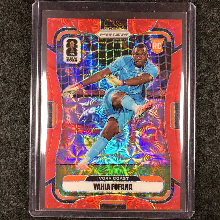 2026 Prizm FIFA World Cup YAHIA FOFANA Rookie Choice Red /85 #255