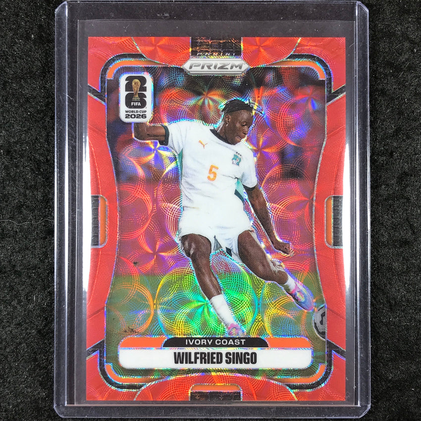 2026 Prizm FIFA World Cup WILFRIED SINGO Choice Red /85 #256