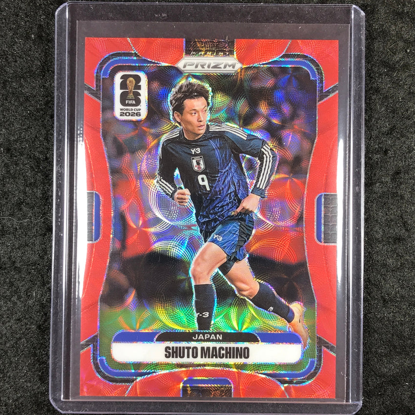 2026 Prizm FIFA World Cup SHUTO MACHINO Choice Red /85 #263