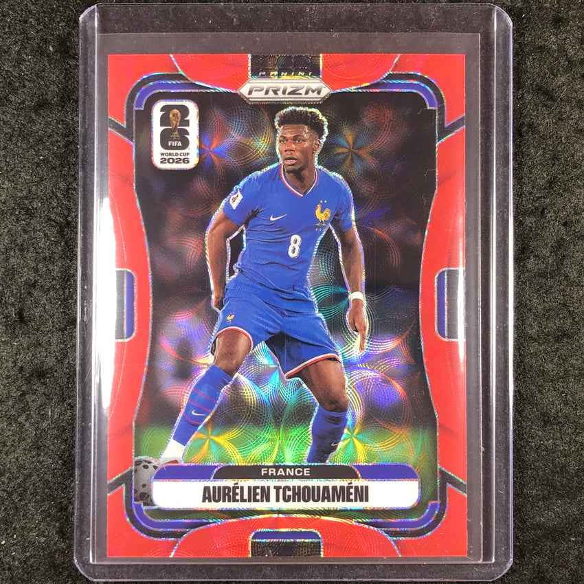 2026 Prizm FIFA World Cup AURELIEN TCHOUAMENI Choice Red /85 #29
