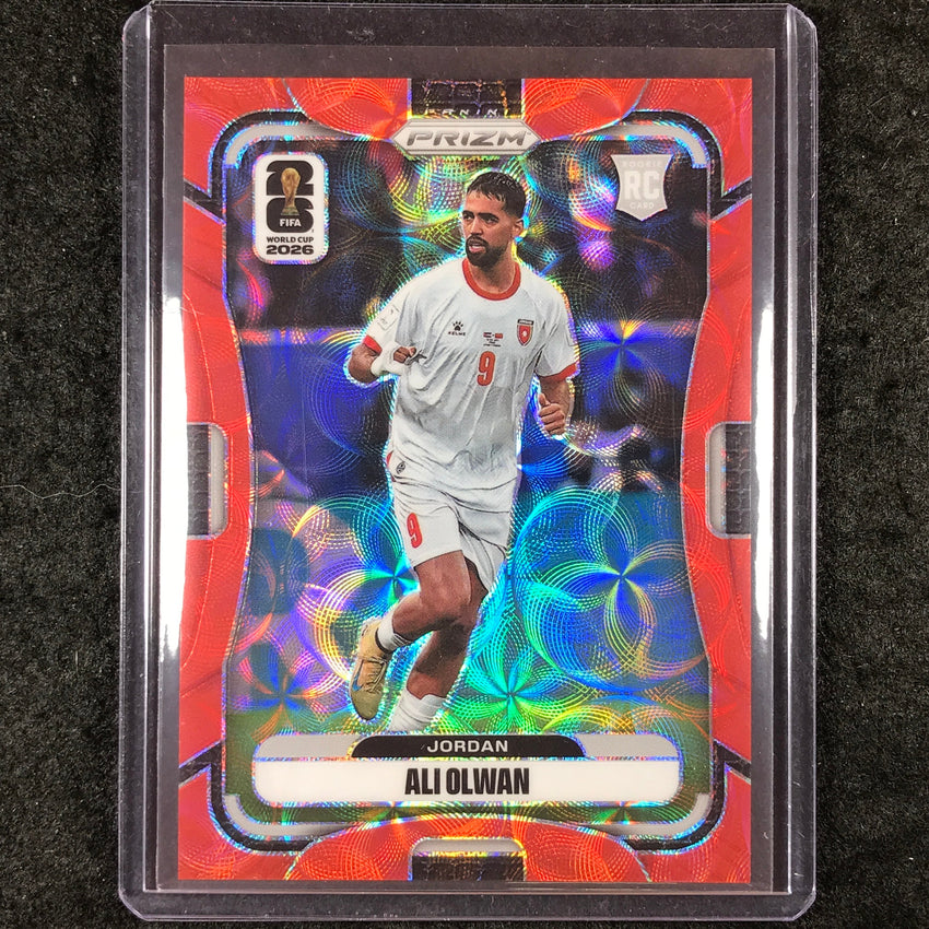2026 Prizm FIFA World Cup ALI OLWAN Rookie Choice Red /85 #268