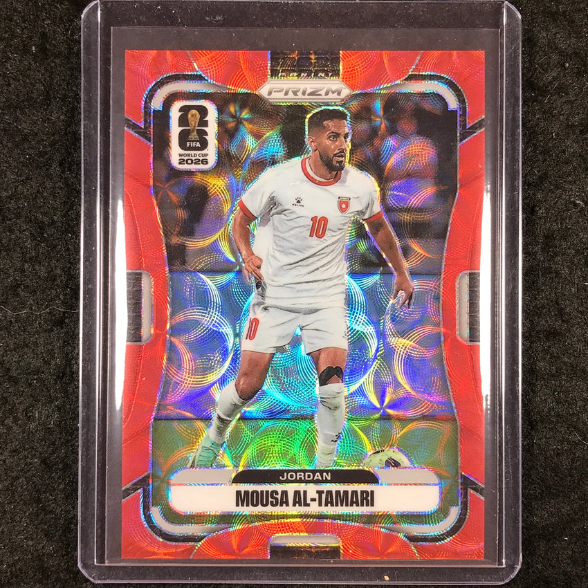 2026 Prizm FIFA World Cup MOUSA AL-TAMARI Choice Red /85 #270