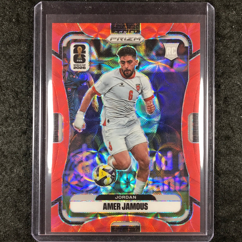 2026 Prizm FIFA World Cup AMER JAMOUS Rookie Choice Red /85 #272