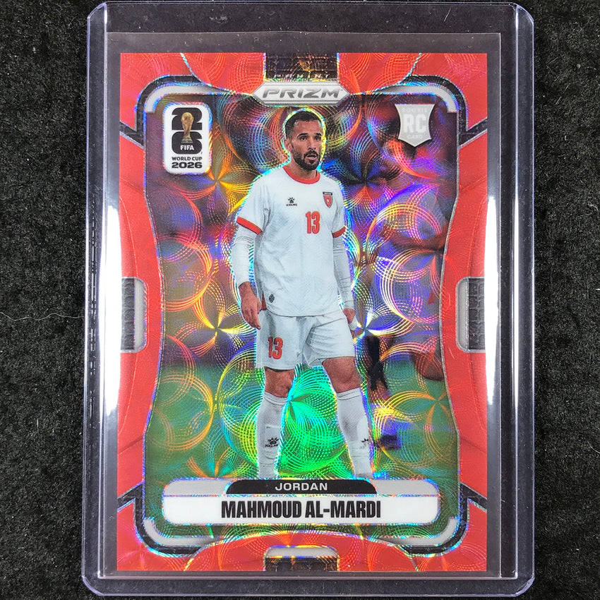 2026 Prizm FIFA World Cup MAHMOUD AL-MARDI Rookie Choice Red /85 #273