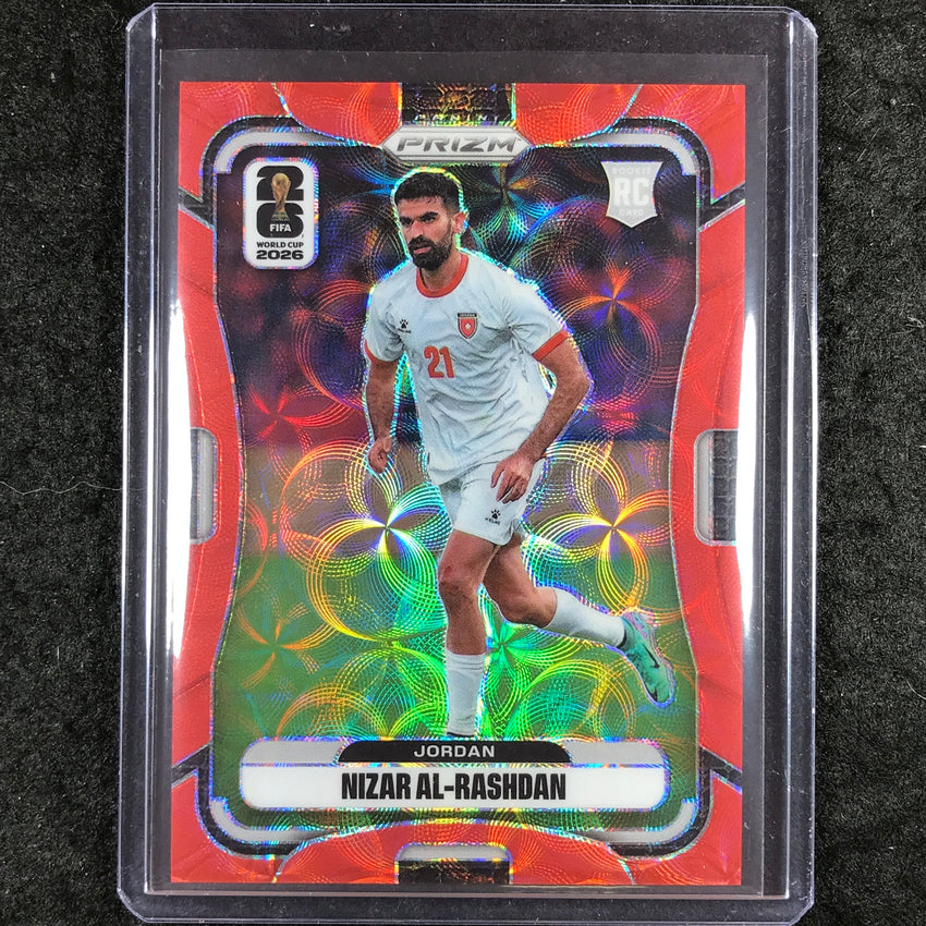 2026 Prizm FIFA World Cup NIZAR AL-RASHDAN Rookie Choice Red /85 #275