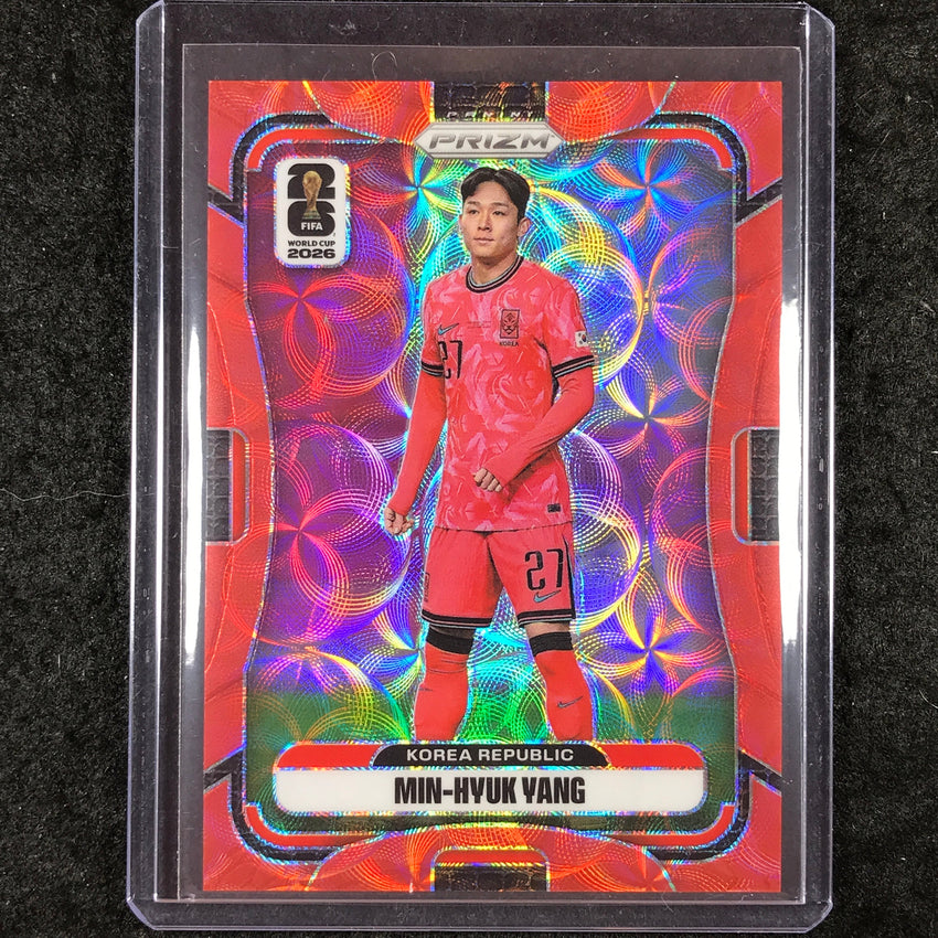 2026 Prizm FIFA World Cup MIN-HYUK YANG Choice Red /85 #281
