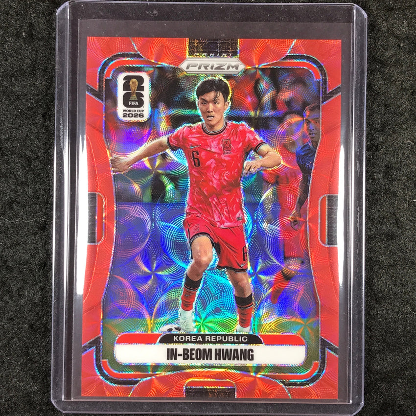2026 Prizm FIFA World Cup IN-BEOM HWANG Choice Red /85 #283