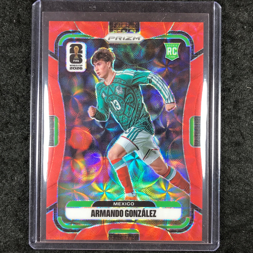 2026 Prizm FIFA World Cup ARMANDO GONZALEZ Rookie Choice Red /85 #287