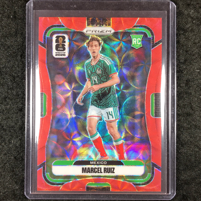 2026 Prizm FIFA World Cup MARCEL RUIZ Rookie Choice Red /85 #289