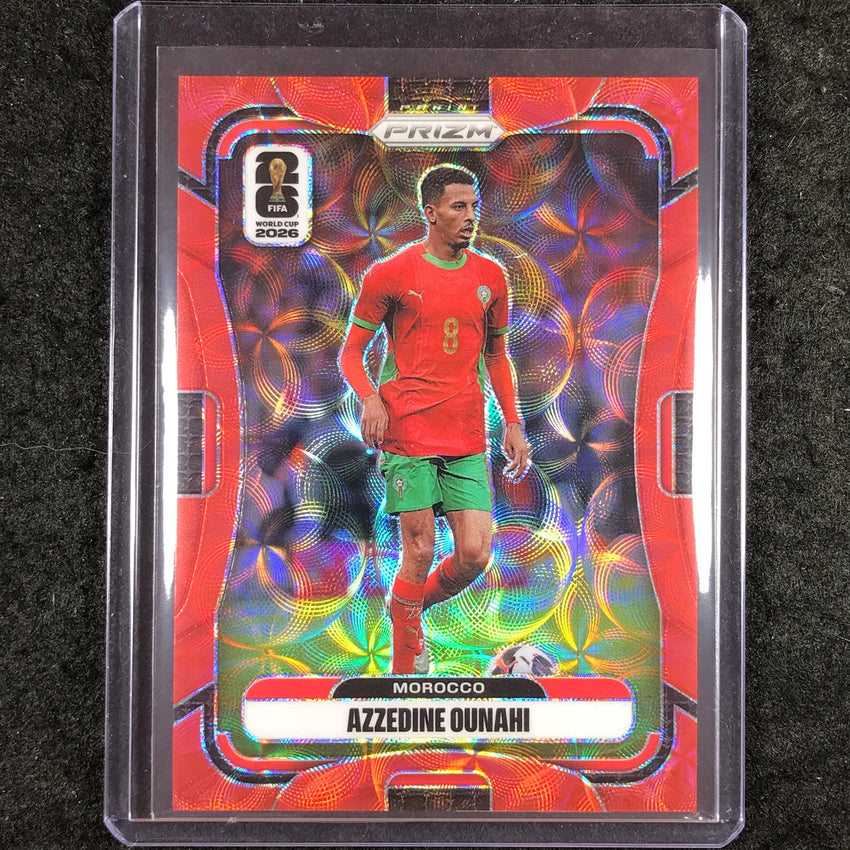 2026 Prizm FIFA World Cup AZZEDINE OUNAHI Choice Red /85 #297