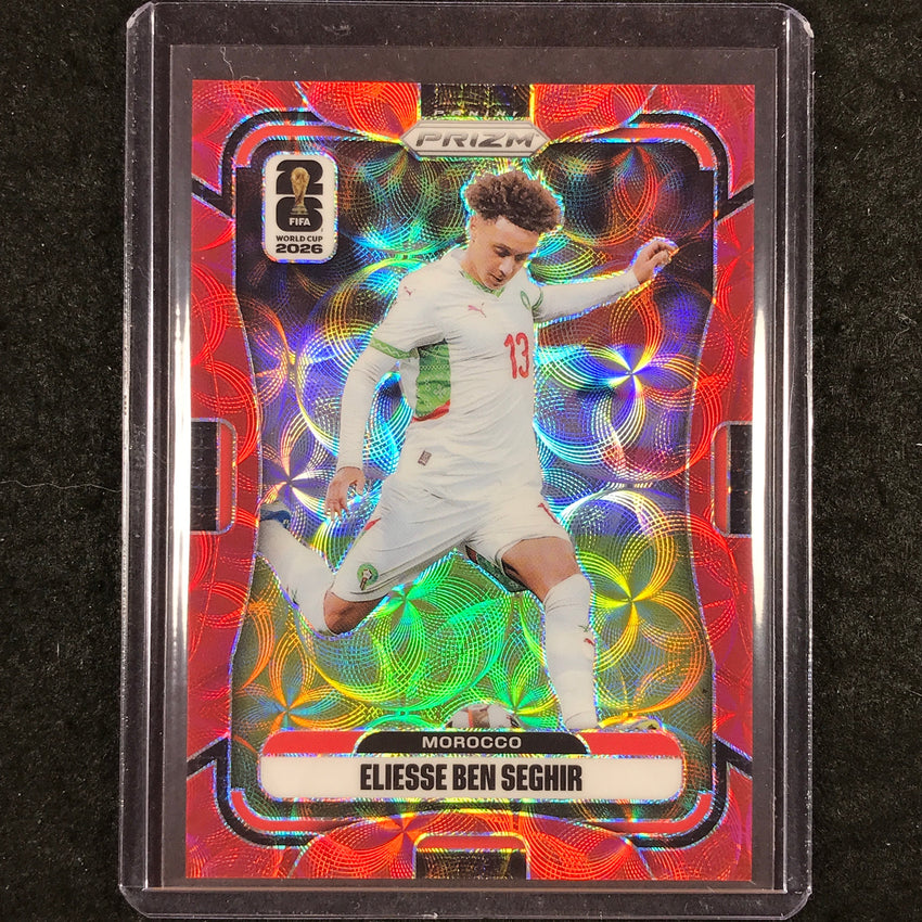 2026 Prizm FIFA World Cup ELIESSE BEN SEGHIR Choice Red /85 #303