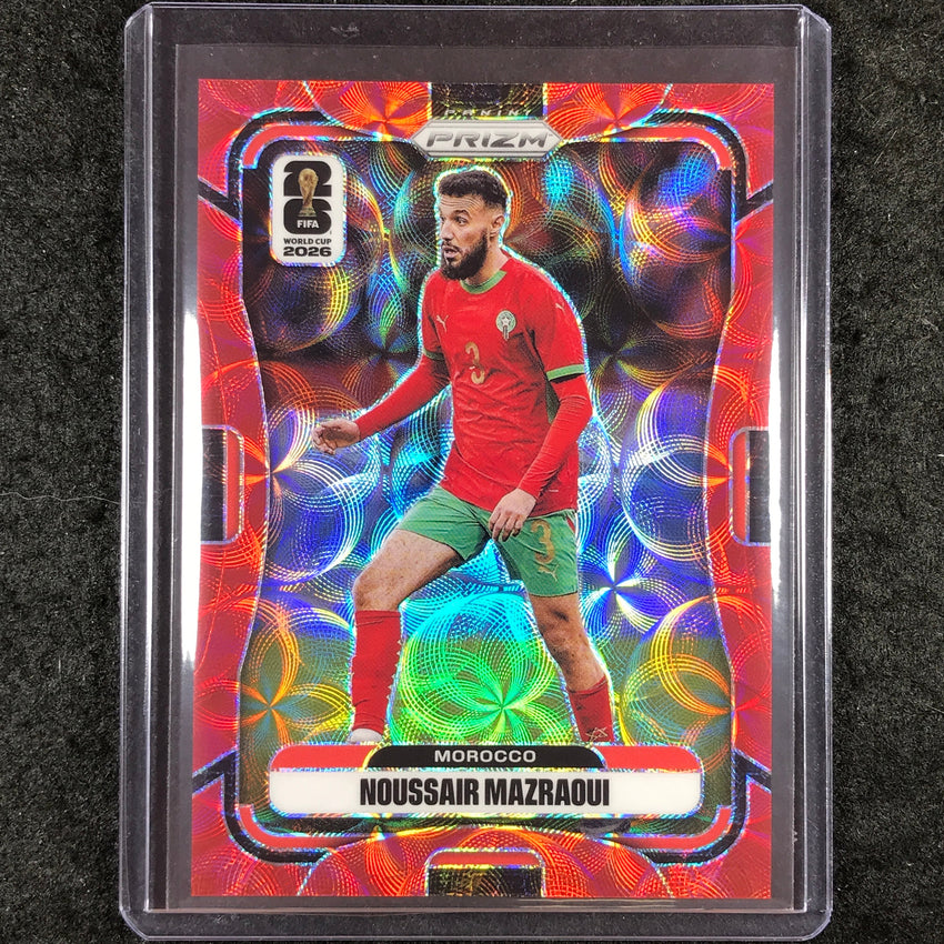 2026 Prizm FIFA World Cup NOUSSAIR MAZRAOUI Choice Red /85 #304