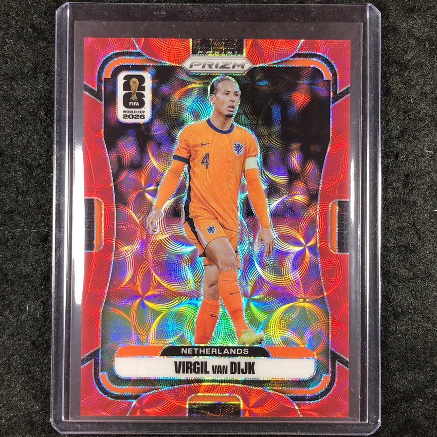 2026 Prizm FIFA World Cup VIRGIL VAN DIJK Choice Red /85 #306