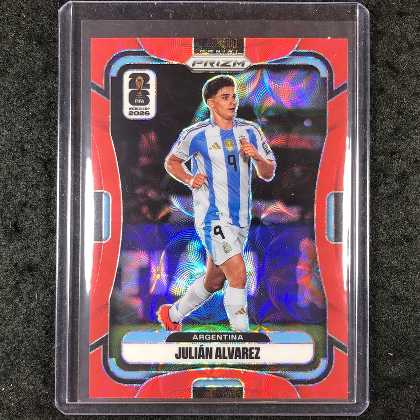 2026 Prizm FIFA World Cup JULIAN ALVAREZ Choice Red /85 #1