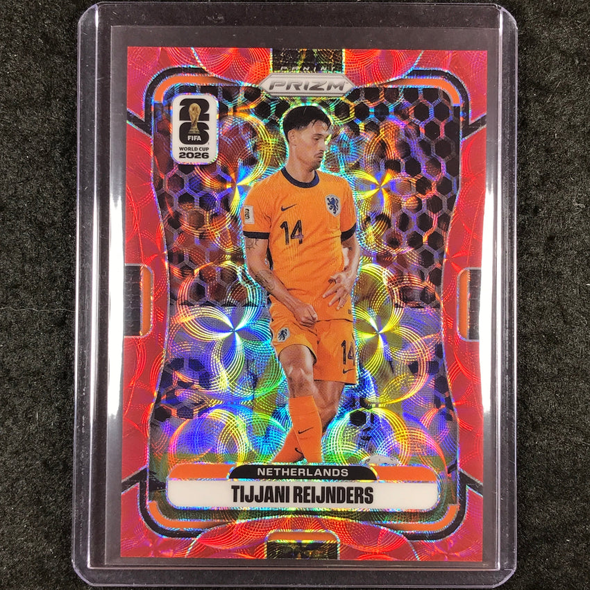 2026 Prizm FIFA World Cup TIJJANI REIJNDERS Choice Red /85 #308