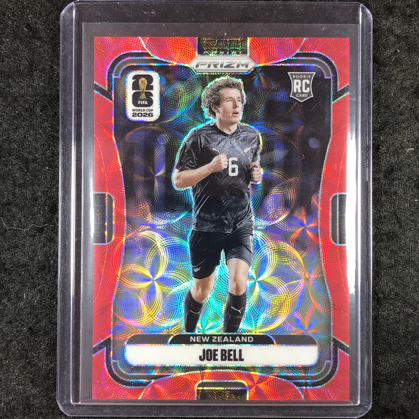 2026 Prizm FIFA World Cup JOE BELL Rookie Choice Red /85 #318