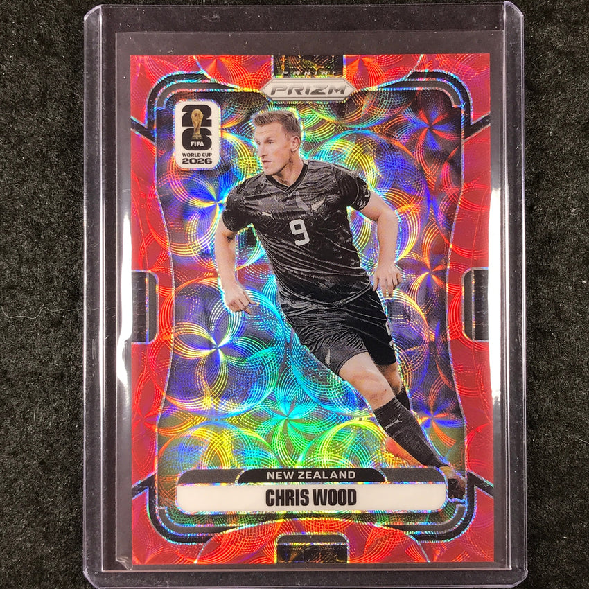 2026 Prizm FIFA World Cup CHRIS WOOD Choice Red /85 #320