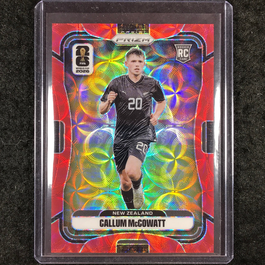 2026 Prizm FIFA World Cup CALLUM MCCOWATT Rookie Choice Red /85 #321