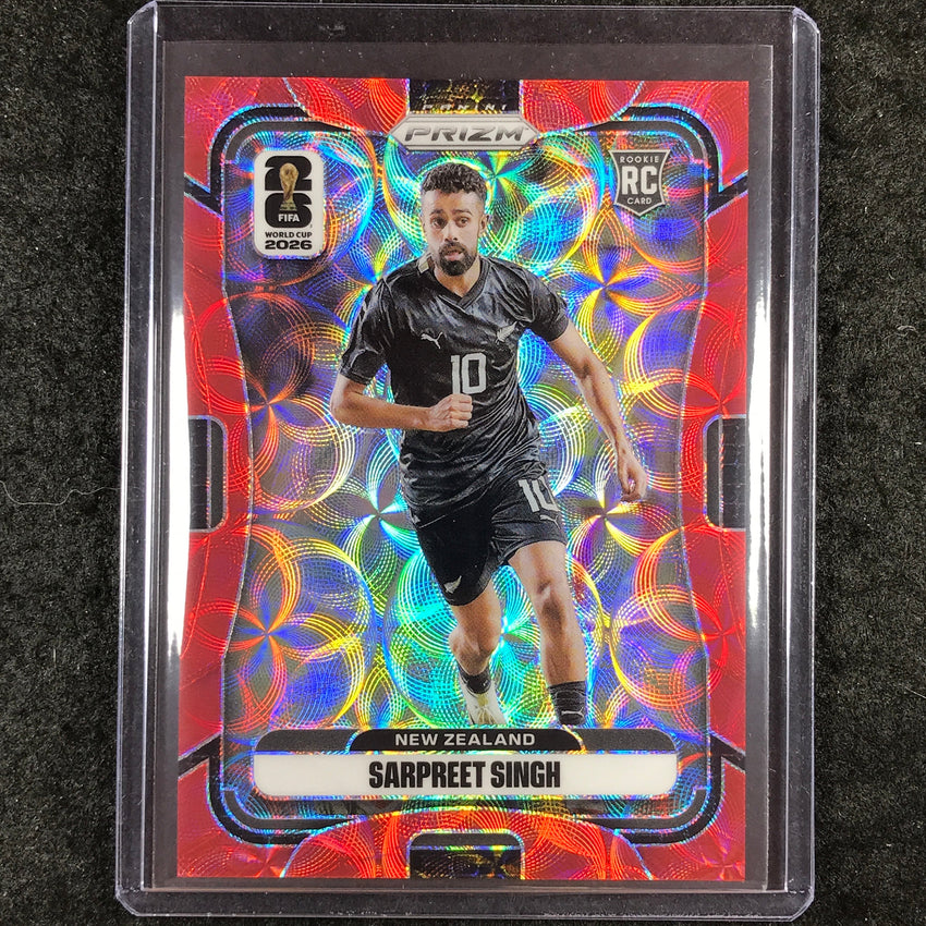 2026 Prizm FIFA World Cup SARPREET SINGH Rookie Choice Red /85 #325