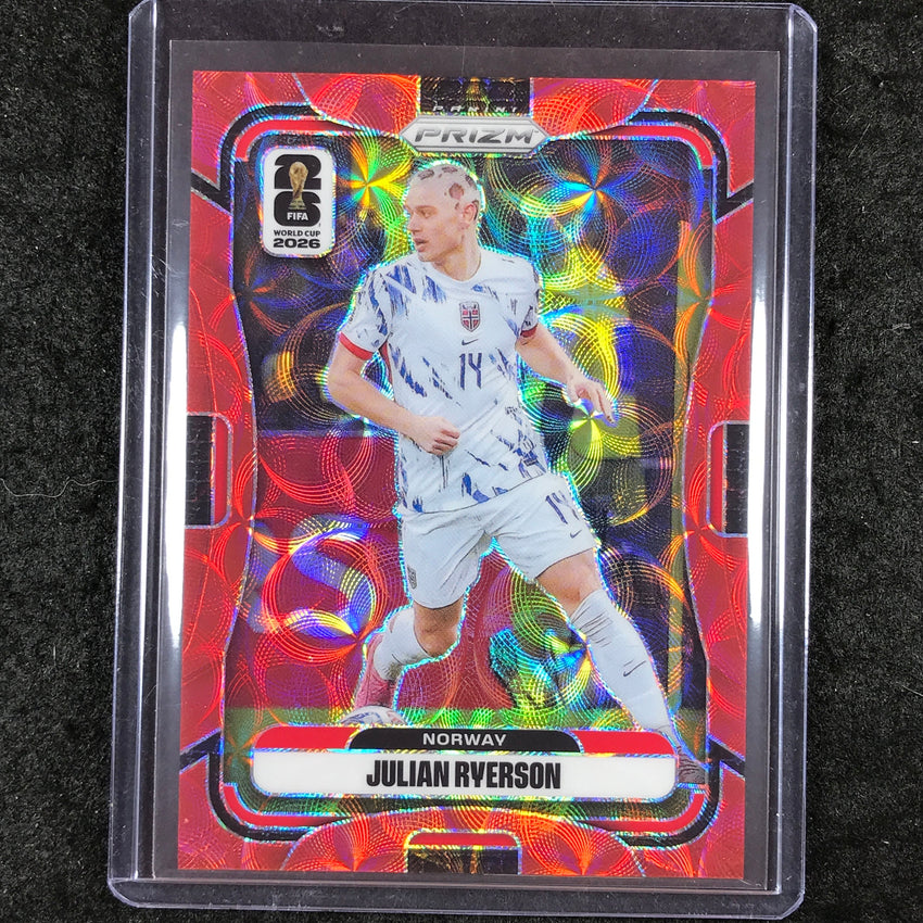 2026 Prizm FIFA World Cup JULIAN RYERSON Choice Red /85 #332